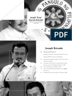 Joseph "Erap" Ejercito-Estrada: 13th President of The Philippines (1998-2001)