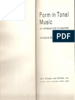Douglass Green Form in Tonal Music An Introduction To Analysis PDF