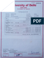 Mahesh Kumar BA Marksheet