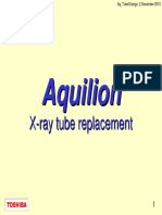 Aquilion X-ray tube replacement guide