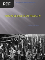 Tópicos de Higiene do Trabalho - Profº Luiz Scienza