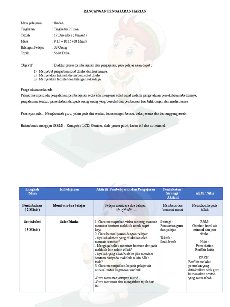 Rph Solat Dhuha Pdf