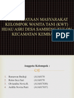 Pemberdayaan Masyarakat Kelompok Wanita Tani (KWT)