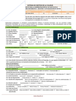 Ficha de Actualizacion de Datos