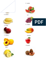 Verduras - Frutas - Partes Del Cuerpo