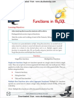 CBSE Class 11 Informatics Practices Functions in MySQL