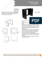 Wall Mount Brackets 8U, Expandable