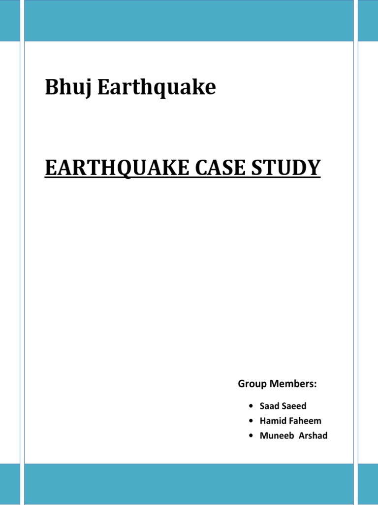 case study in earthquake