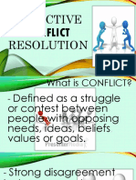 Effective Conflict Resolution