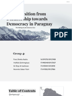 Transition from Dictatorship to Democracy in Paraguay
