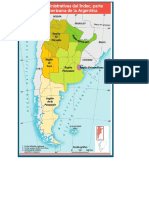 Mapas físicos, climáticos e industriales de Argentina