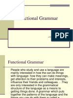 Functional Grammar: J. Andres Ramirez