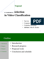 Feature Selection in Video Classification: Ph.D. Thesis Proposal