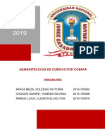 Administracion de Cuentas Por Cobrar