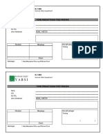 FORM Pendaftaran Parking RS YARSI PDF