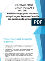 Media PPT Ips 5 Karakter Geografis Indonesia