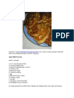 Recipe - Apple Milk Pancakes