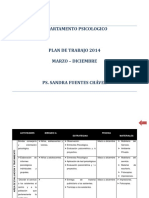 Plan de Trabajo 2014 - LIMONCARRO CDSP 518