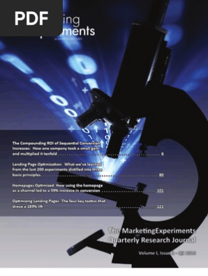 The MarketingExperiments Quarterly Research Journal, Q3 2010