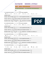 QCM 2451 Fonctions Homographiques Corr