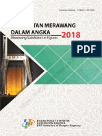 Kecamatan Merawang Dalam Angka 2018 Data BPS