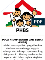 Phbs (Pola Hidup Bersih Dan Sehat)