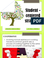 Student Centered Strategies