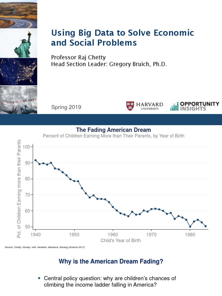 Big Data's Role in Economic Mobility | PDF | Statistics | Big Data