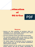 Estimation of Oil & Gas