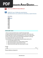 How To Use CIMON PLC Device Memory