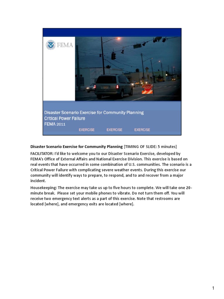Ps Notes TTX Power | PDF | Emergency Management | Emergency