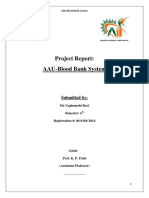 Blood Bank Project Report