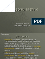 Lec 09 - Ultrasonic Testing PDF