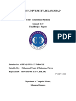 Comsats University, Islamabad: Title: Embedded System