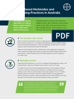 Glyphosate-Based Herbicides and Modern Farming Practices in Australia