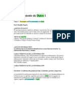 Procesamiento de Datos I