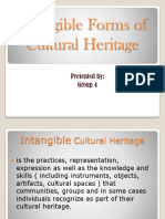 Intangible Forms of Cultural Heritage