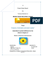 73629850-Motilal-Oswal-Securities-Limited-Analysis-of-Derivative-and-Stock-Market.docx