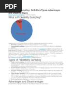 Probability Sampling