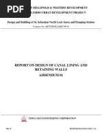 Design of Canal Lining System