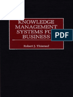 (Robert J. Thierauf) Knowledge Management Systems PDF