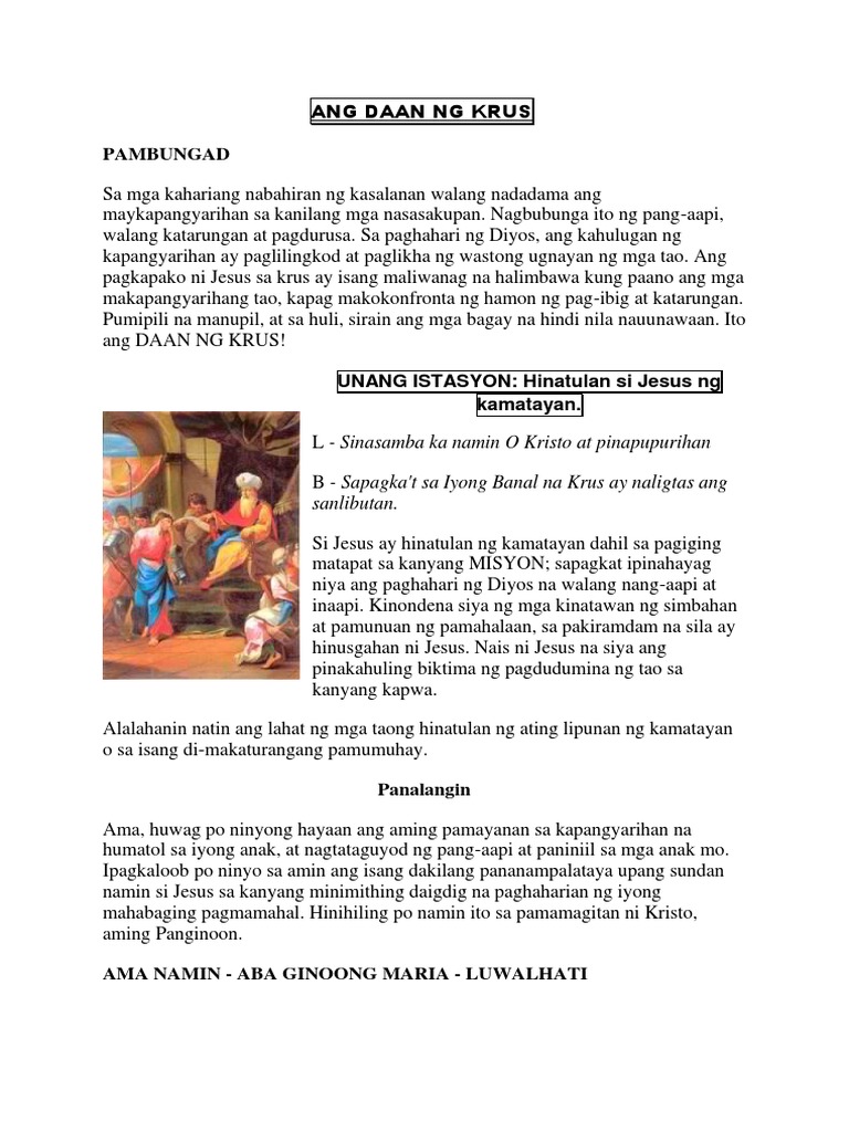 Istasyon NG Krus | PDF