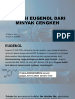 Isolasi Eugenol dari Minyak Cengkeh