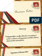 Business Letters and Memos