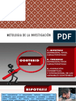 Metologia de La Investigación