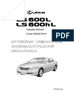 Lexus LS600 Hybrid Dismantling Manual 2008-2009