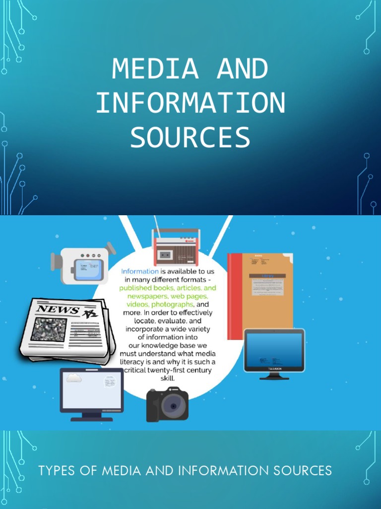 MEDIA AND INFORMATION SOURCES Folklore