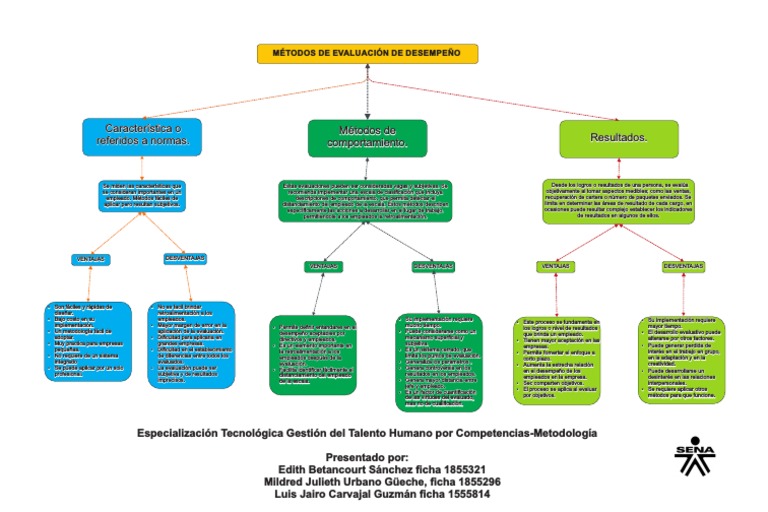 Organizador Gráfico evaluación Desempeño Realimentación