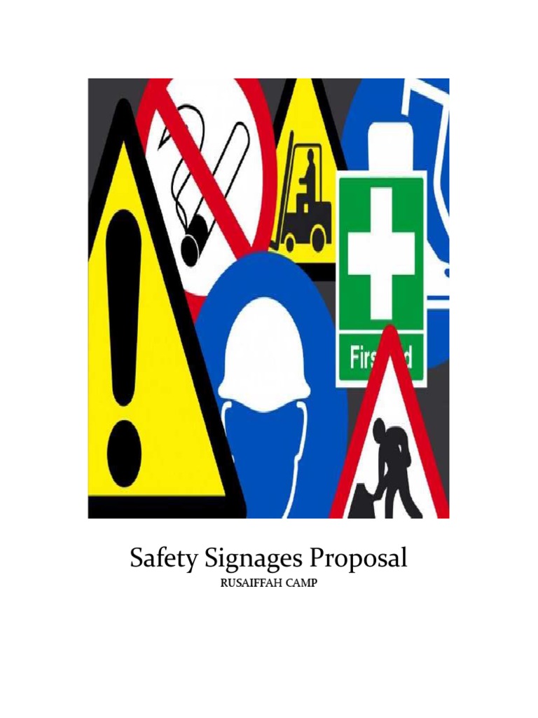 Safety Signages Proposal | PDF | Safety | Occupational Safety And Health