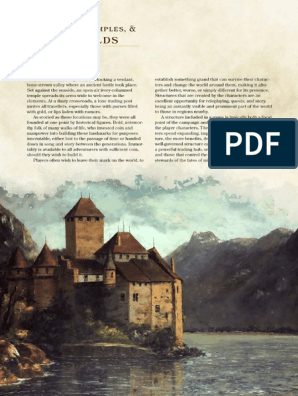 DnD 5e Homebrew — Fortresses, Strongholds and Temples for Players